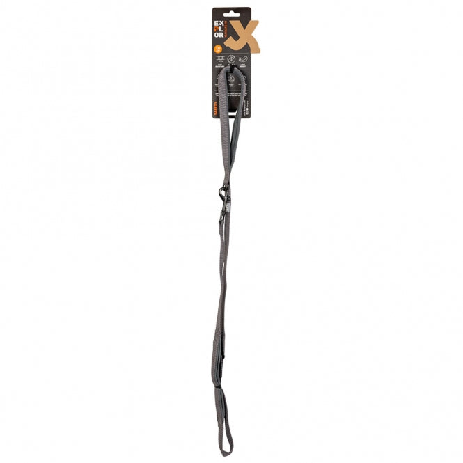 Duvoplus EXPLOR Ultimate Fit On-The-Road-Leine Safety - Silver Reflective - 130cm