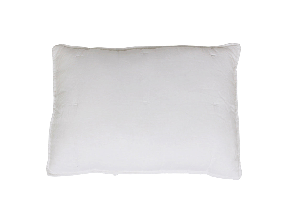 Cushion w. stitching 100% cotton L70/W50 cm off white