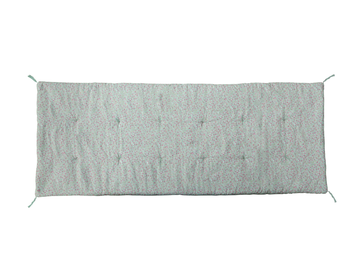 Mattress w. flowers L180/W70 cm verte