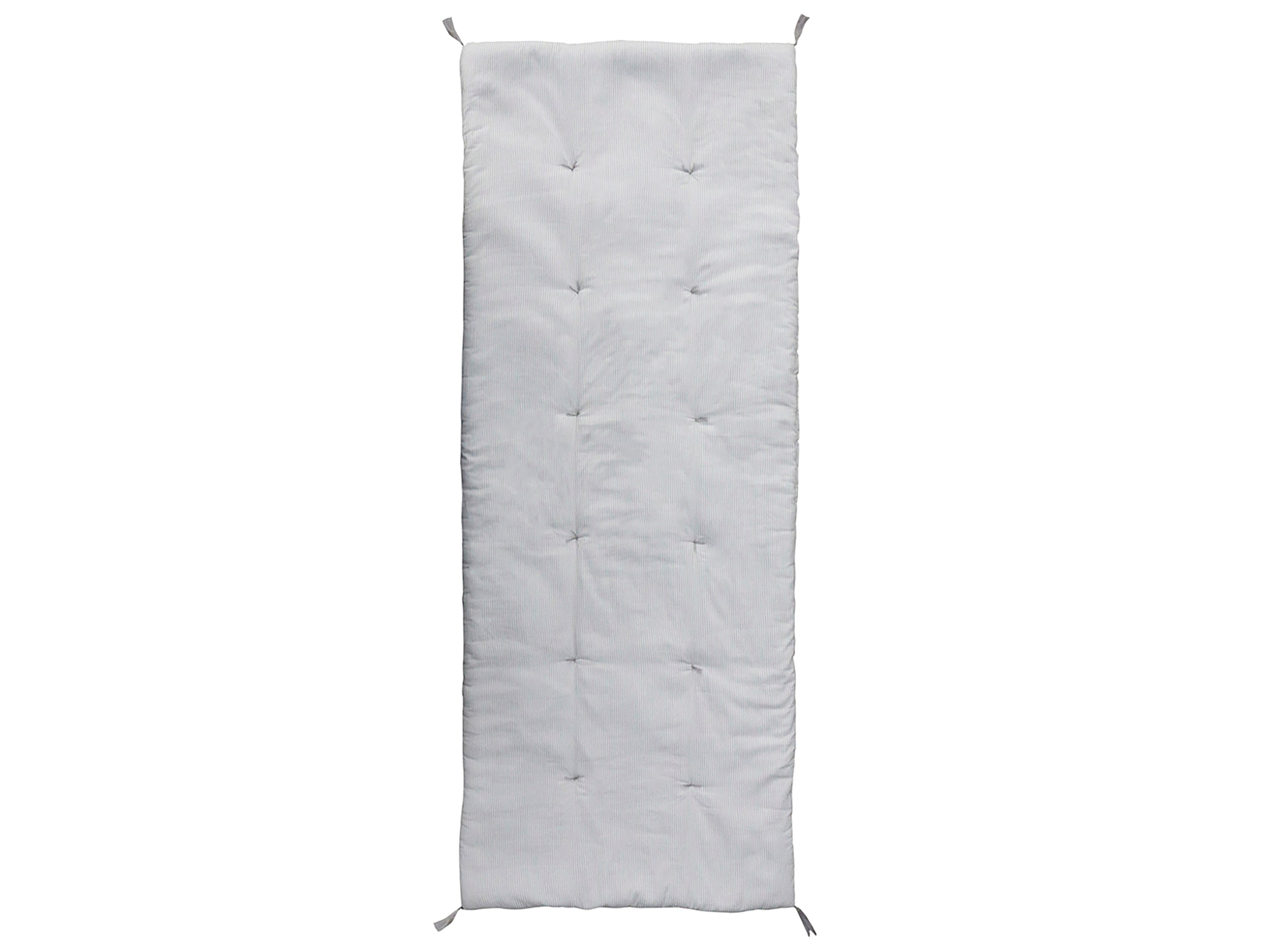 Mattress w. stripes L180/W70 cm grey
