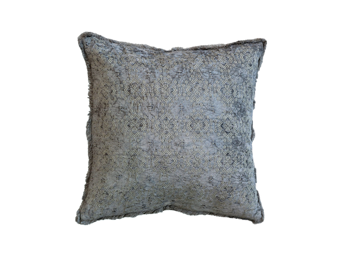 Moulin Cushion w. pattern L50/W50 cm moss