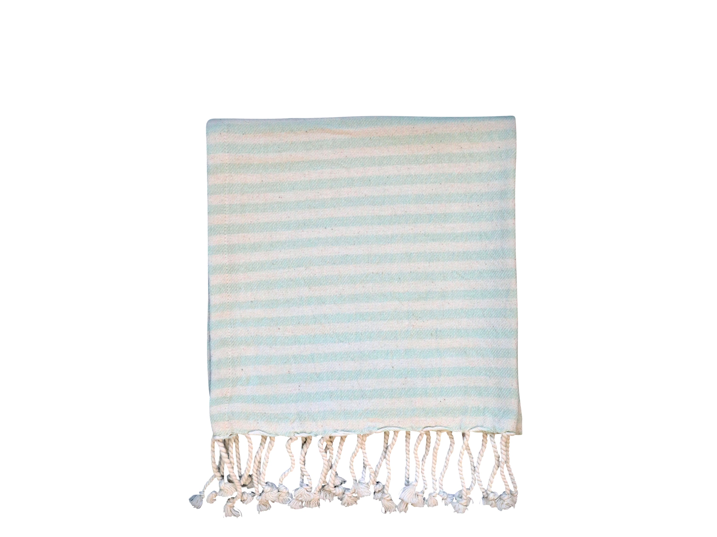 Hammam Towel w. stripes Éternel L90/W45 cm verte