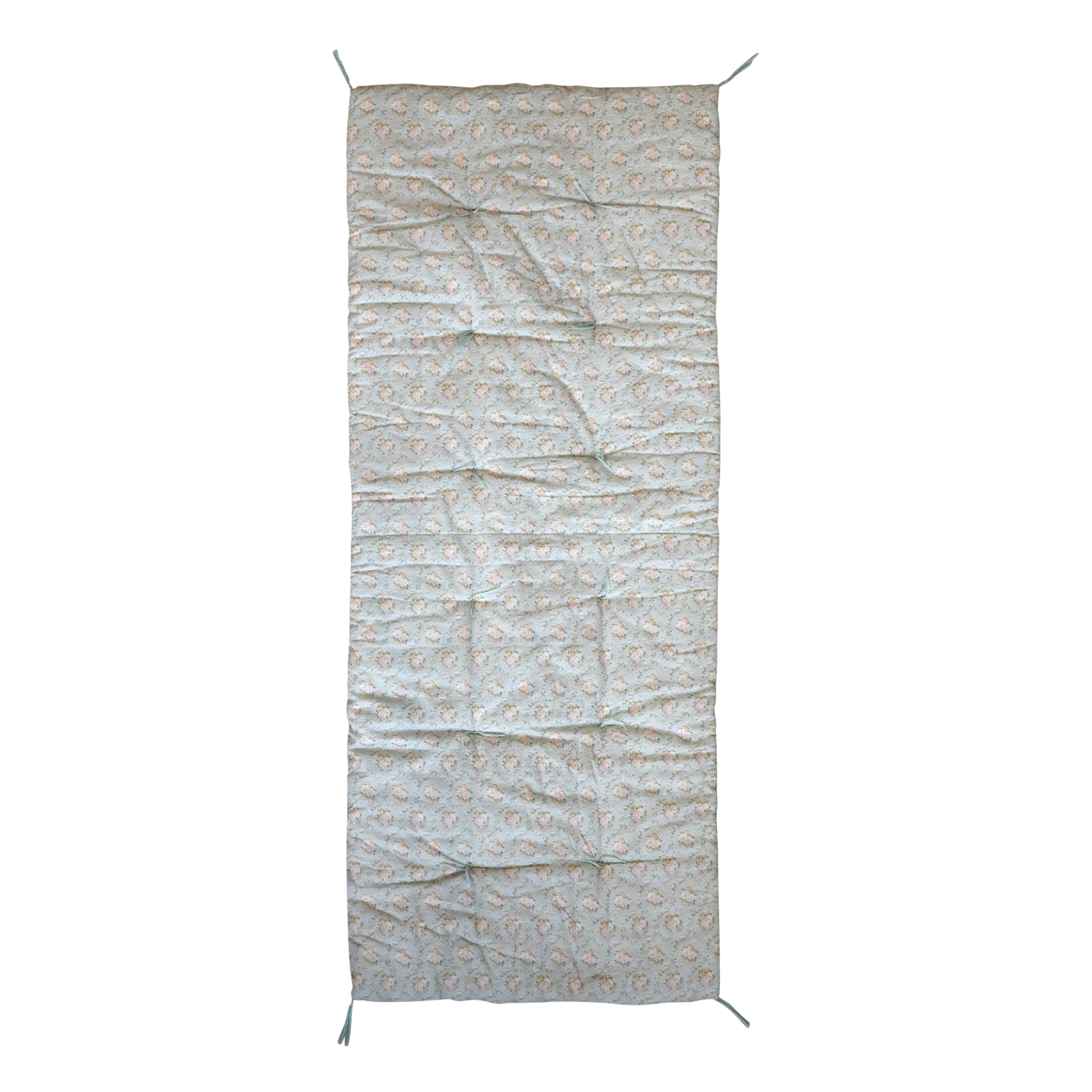 Mattress w. flowers L180/W70 cm verte