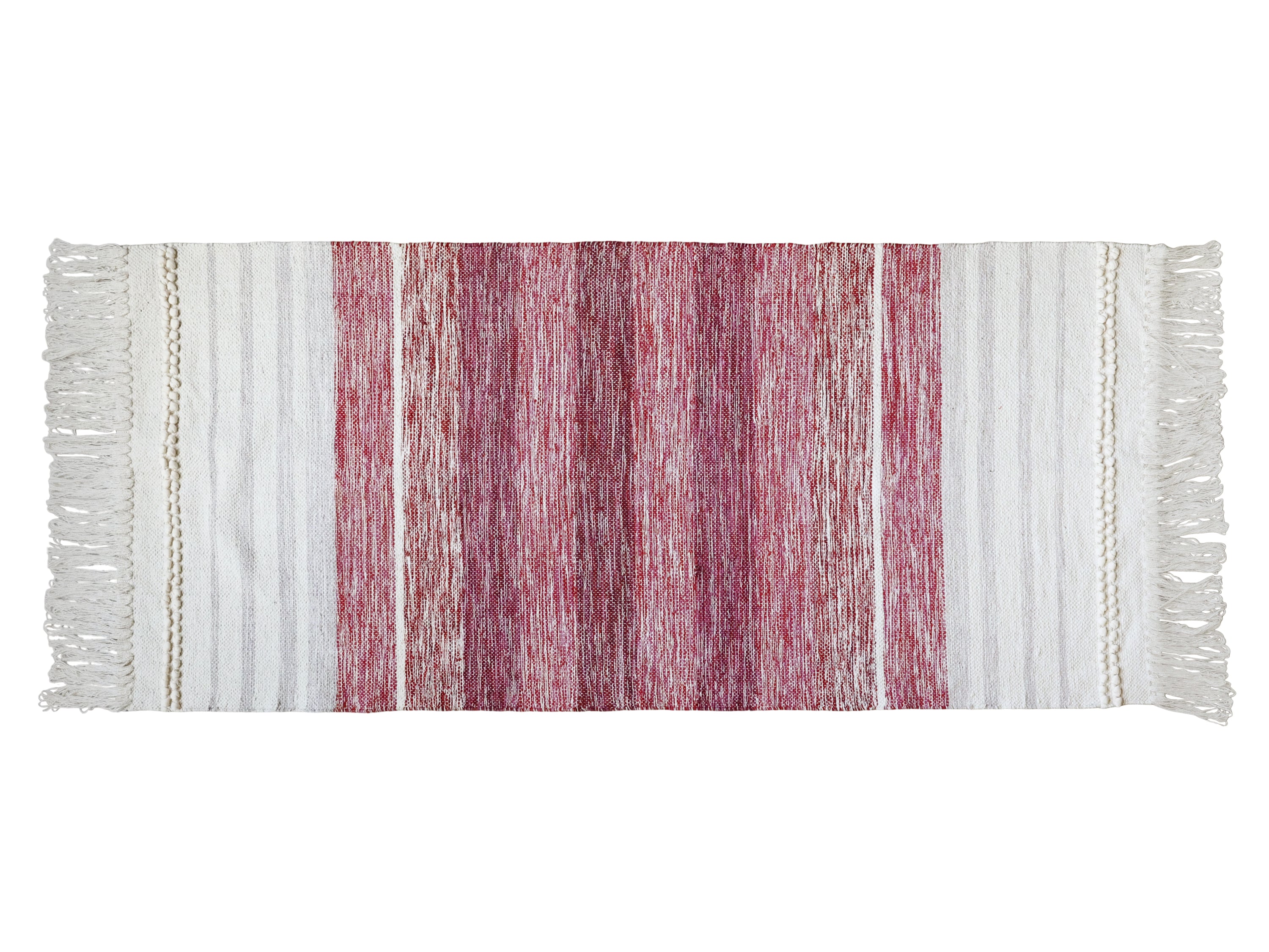 Rag Rug L150/W70 cm raspberry