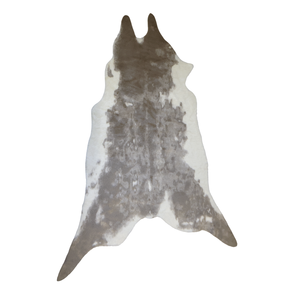 Teppich aus Pelzimitat, 200 cm lang, 150 cm breit, natur