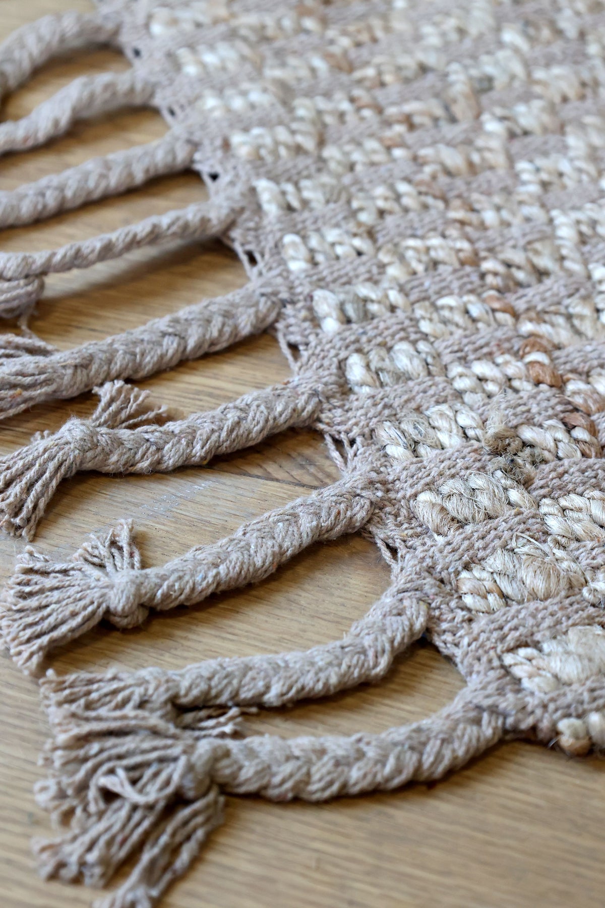 Tischläufer aus Jute, 150 cm lang, natur