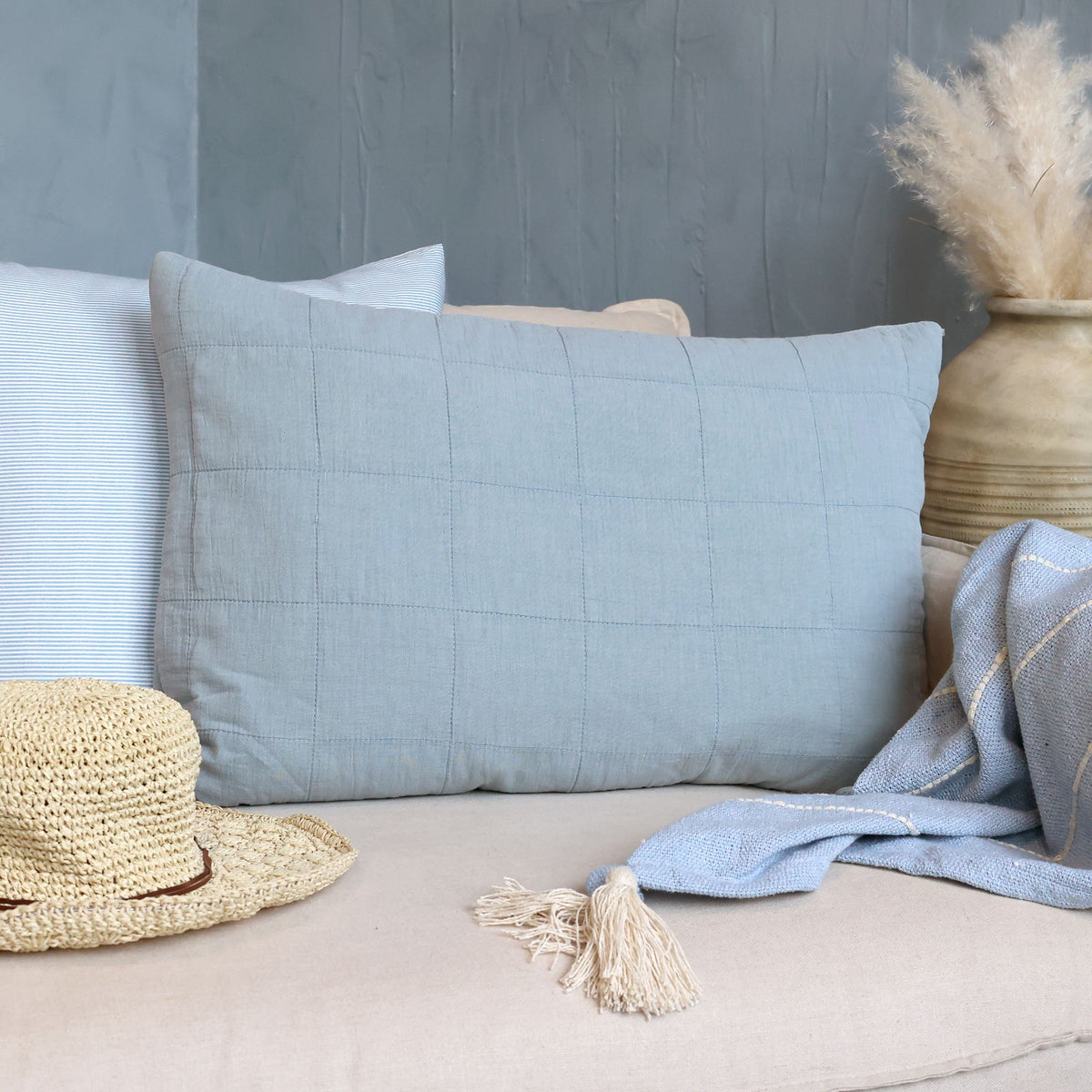 Kissenbezug Aix Vintage 40x60 cm sky blue