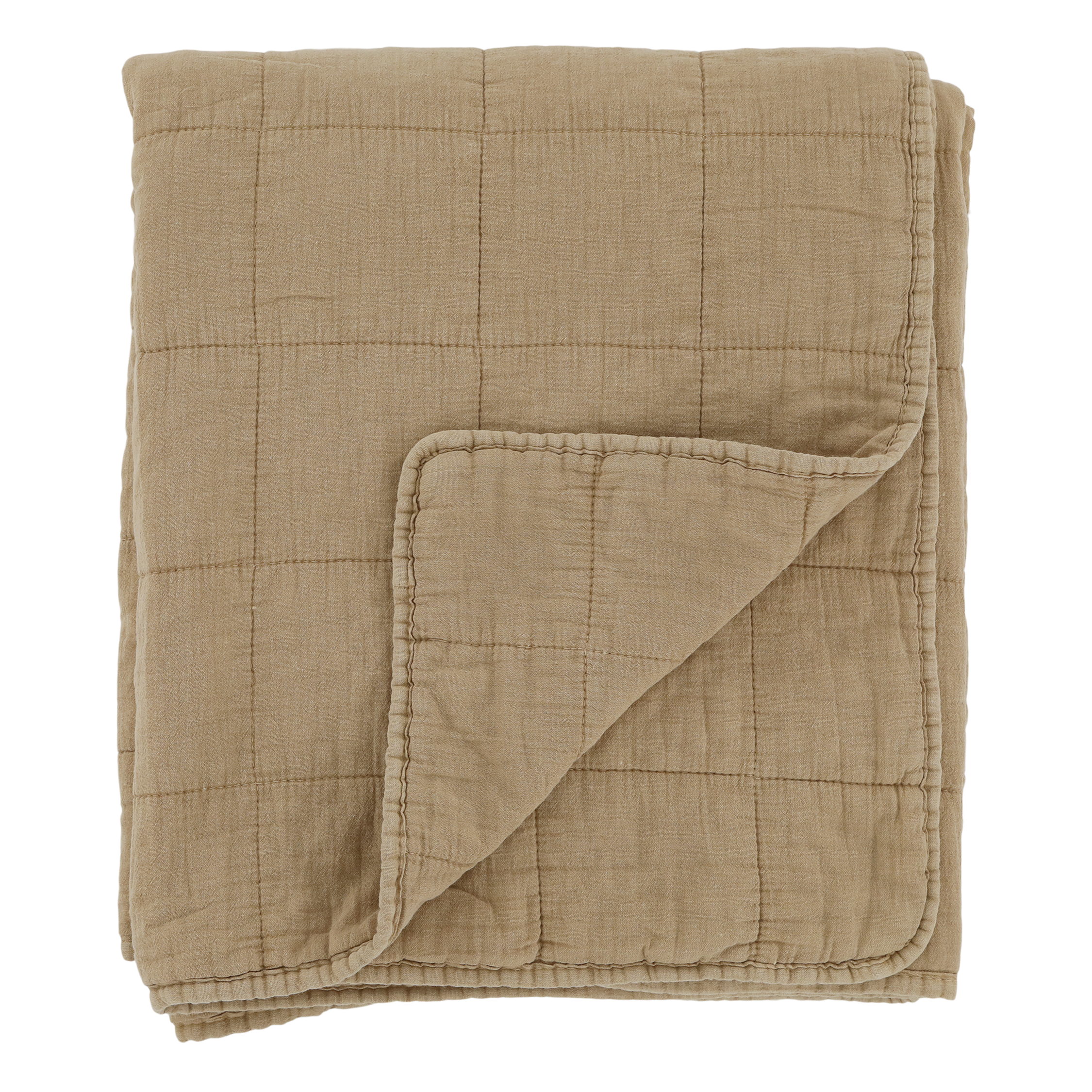 Quilt Aix Vintage in Honig, 180 cm x 130 cm