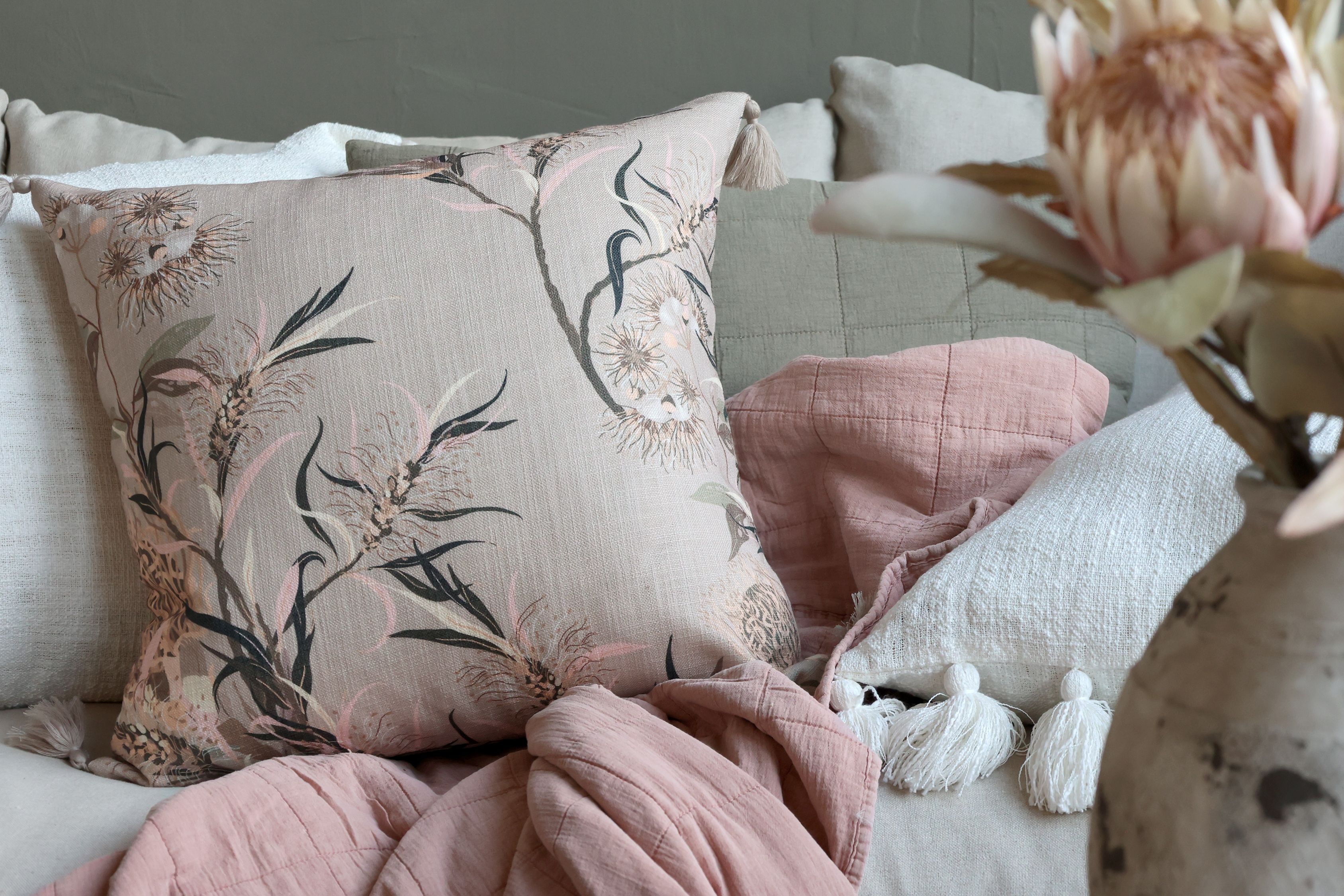 Quilt Aix Vintage Taupe 180x130 cm