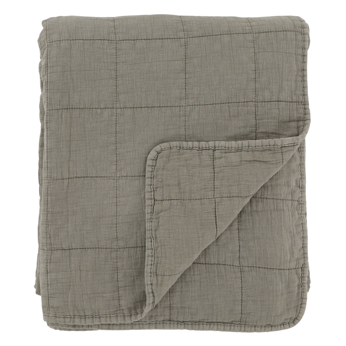 Quilt Aix Vintage in Eukalyptus, 180 cm lang