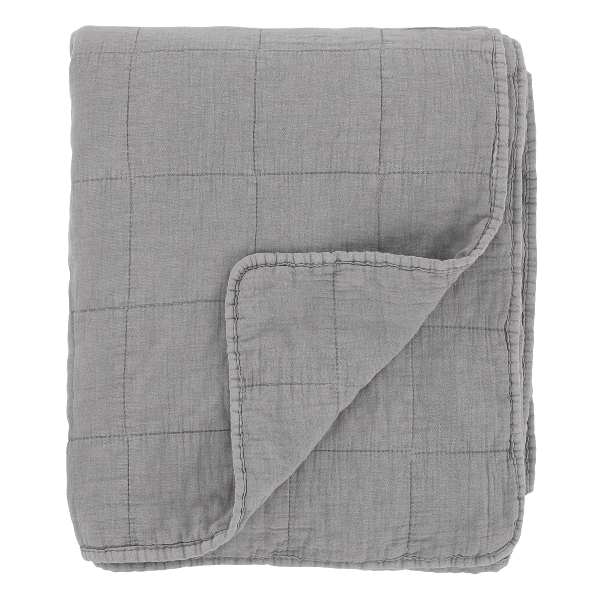 Quilt Aix Vintage in Französisch Grau, 180 cm lang