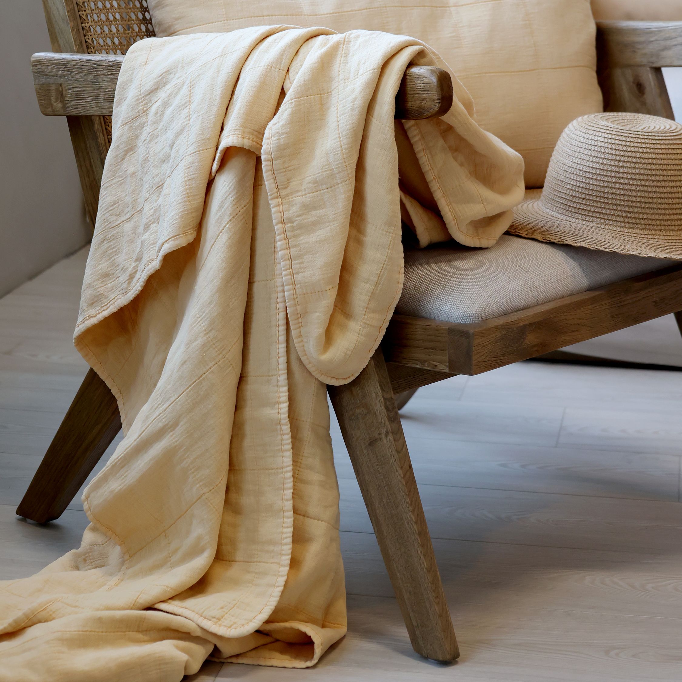 Quilt Aix Vintage in Melon, 180 cm lang