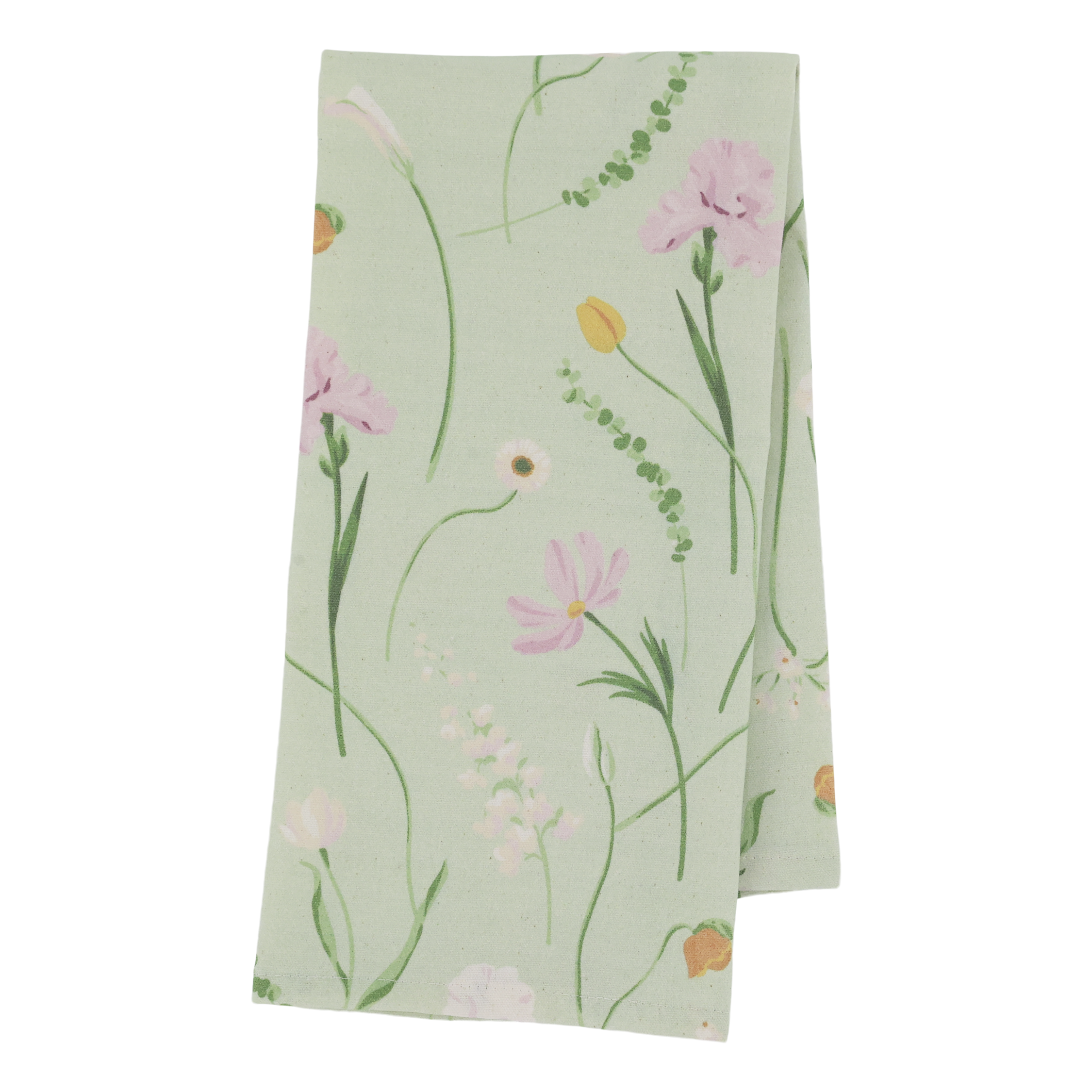 Aix Geschirrtuch mit Blumen, 70x50 cm, Baumwolle