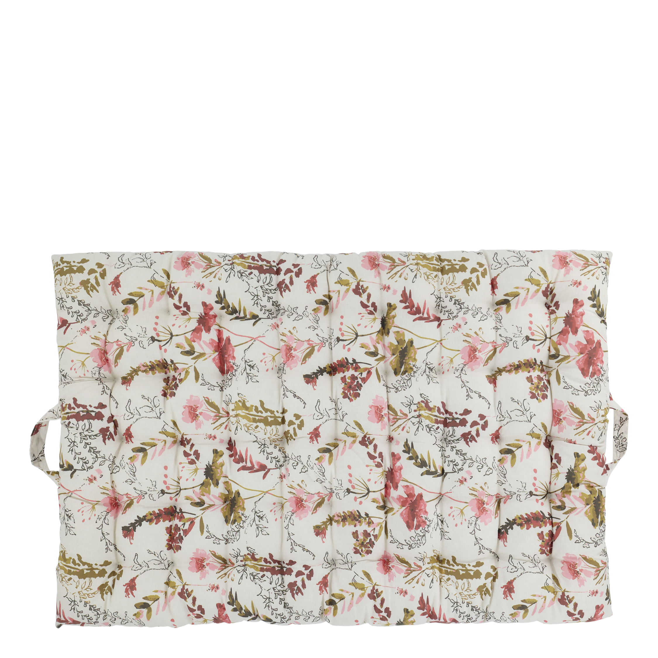 Aix Mattress w. wild flowers L100/W60 cm cream