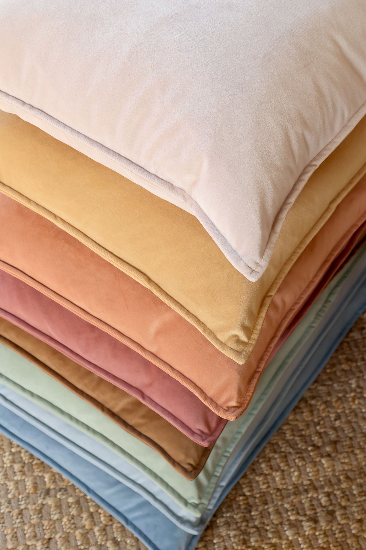 Kissenbezug Aix Velour 70x50 cm Manderine