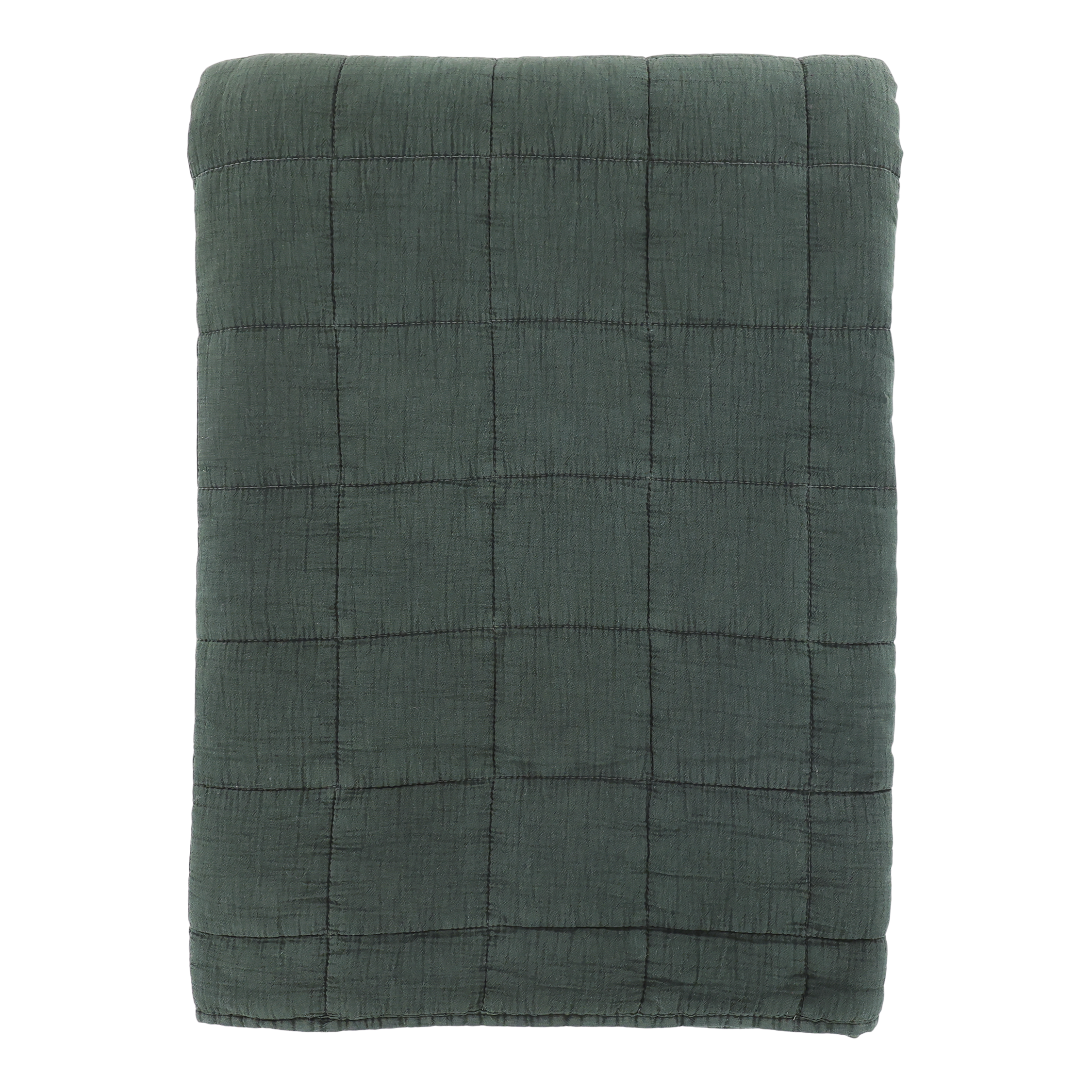 Quilt Bettdecke 240 x 240 cm in Forest Green