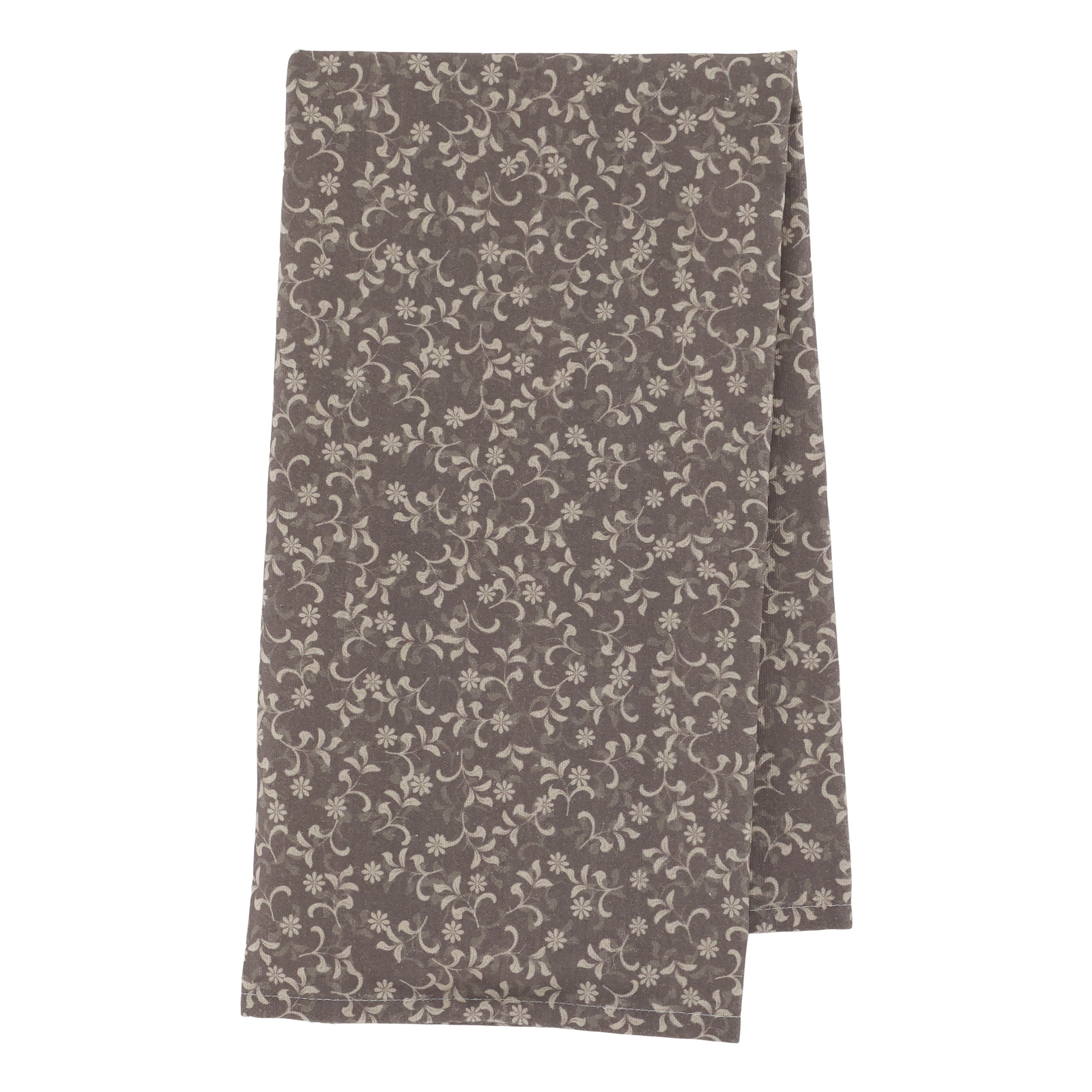 Aix Geschirrtuch mit Blumen in Latte und Sand
