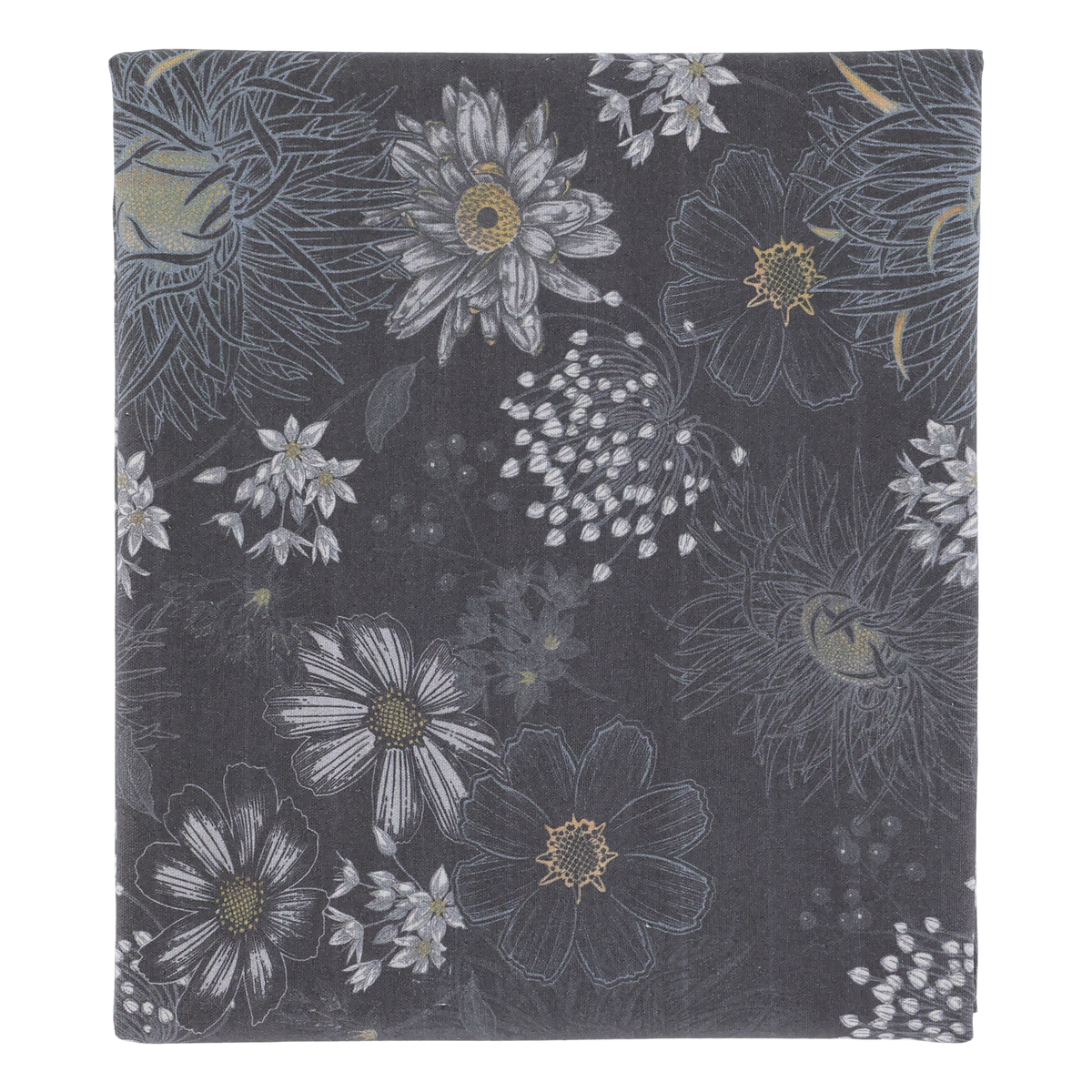 Aix Tischdecke mit Blumen – Tischläufer 240 cm midnight