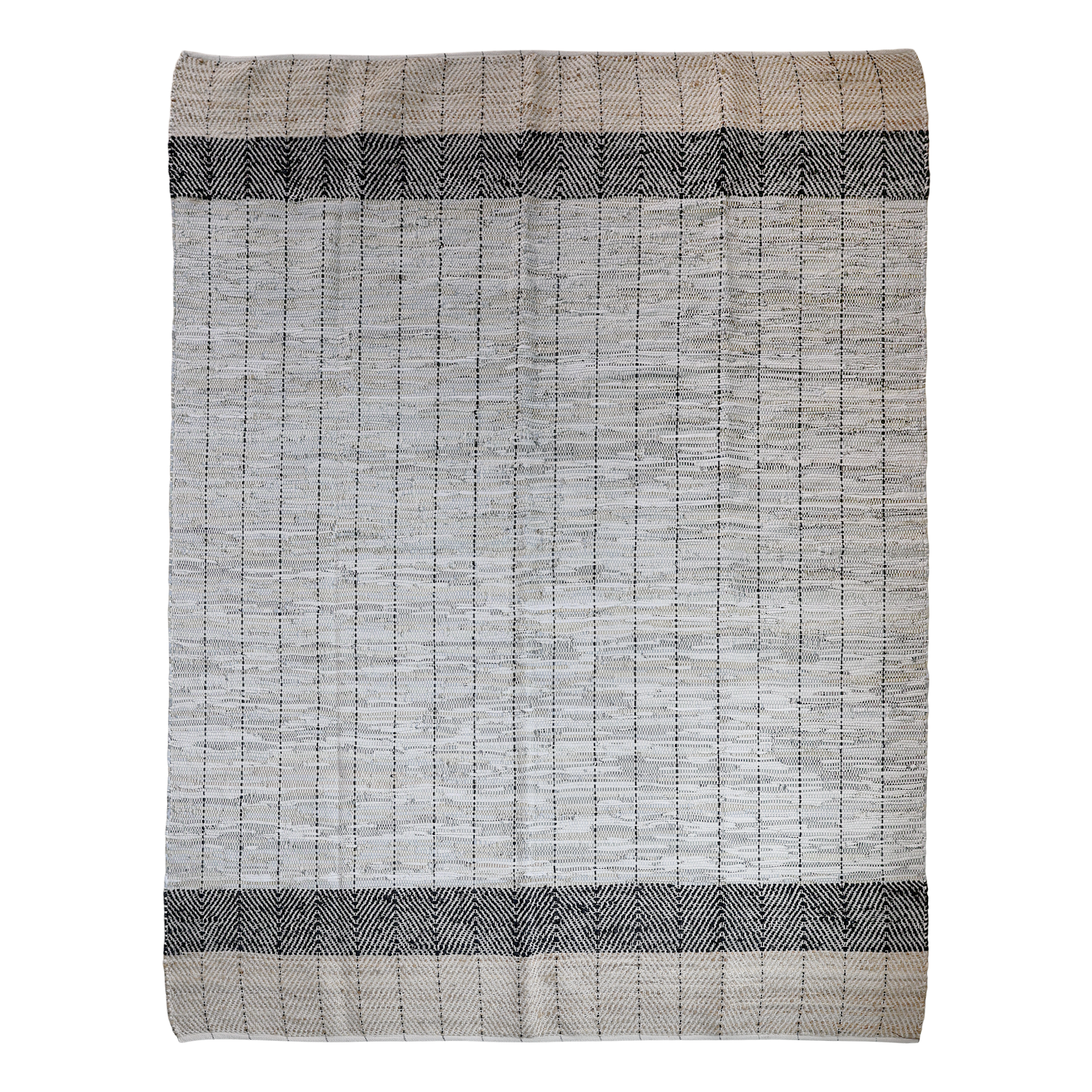 Teppich 200x300 cm in Kohle und Natur