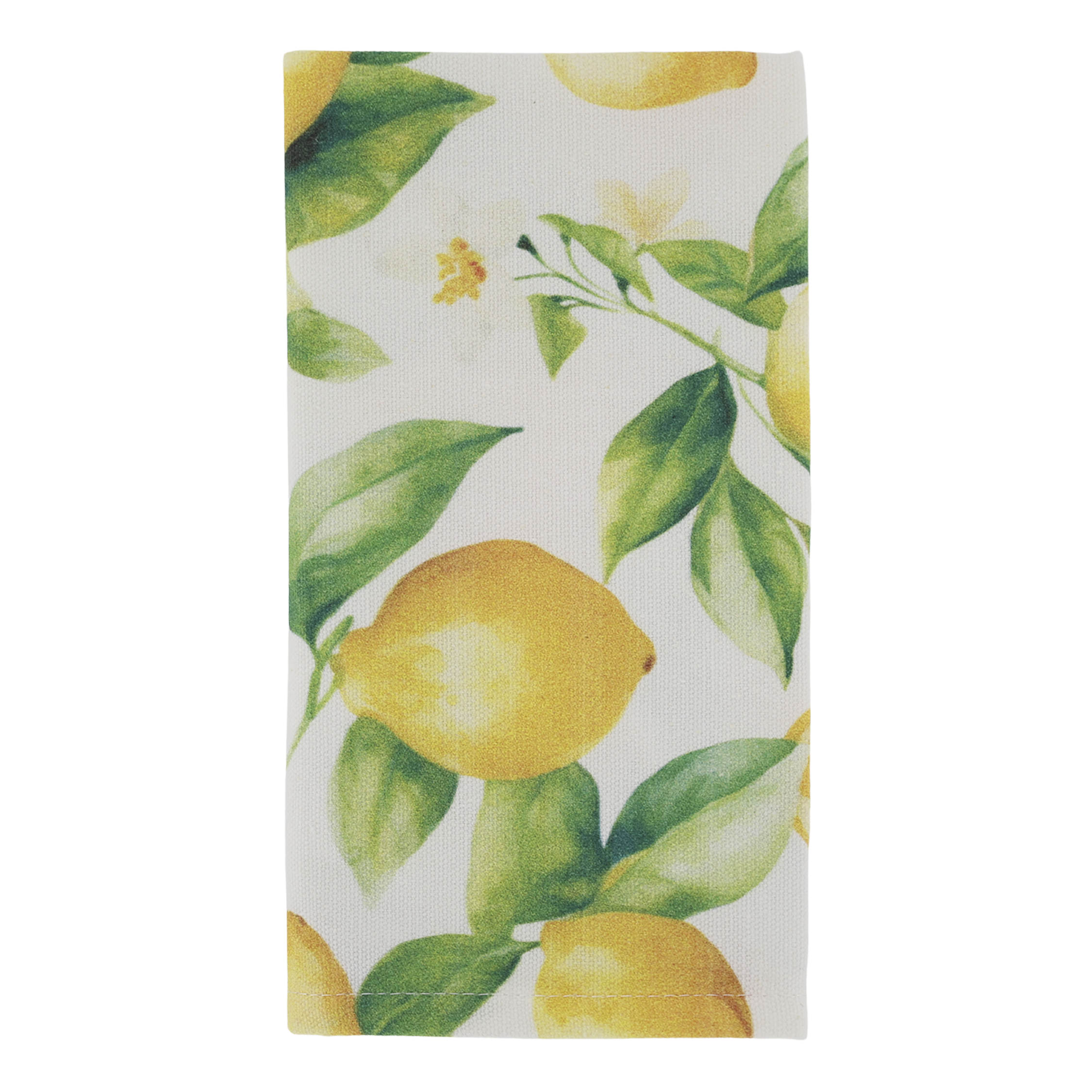Aix Cloth Napkin w. lemons L40/W40 cm white
