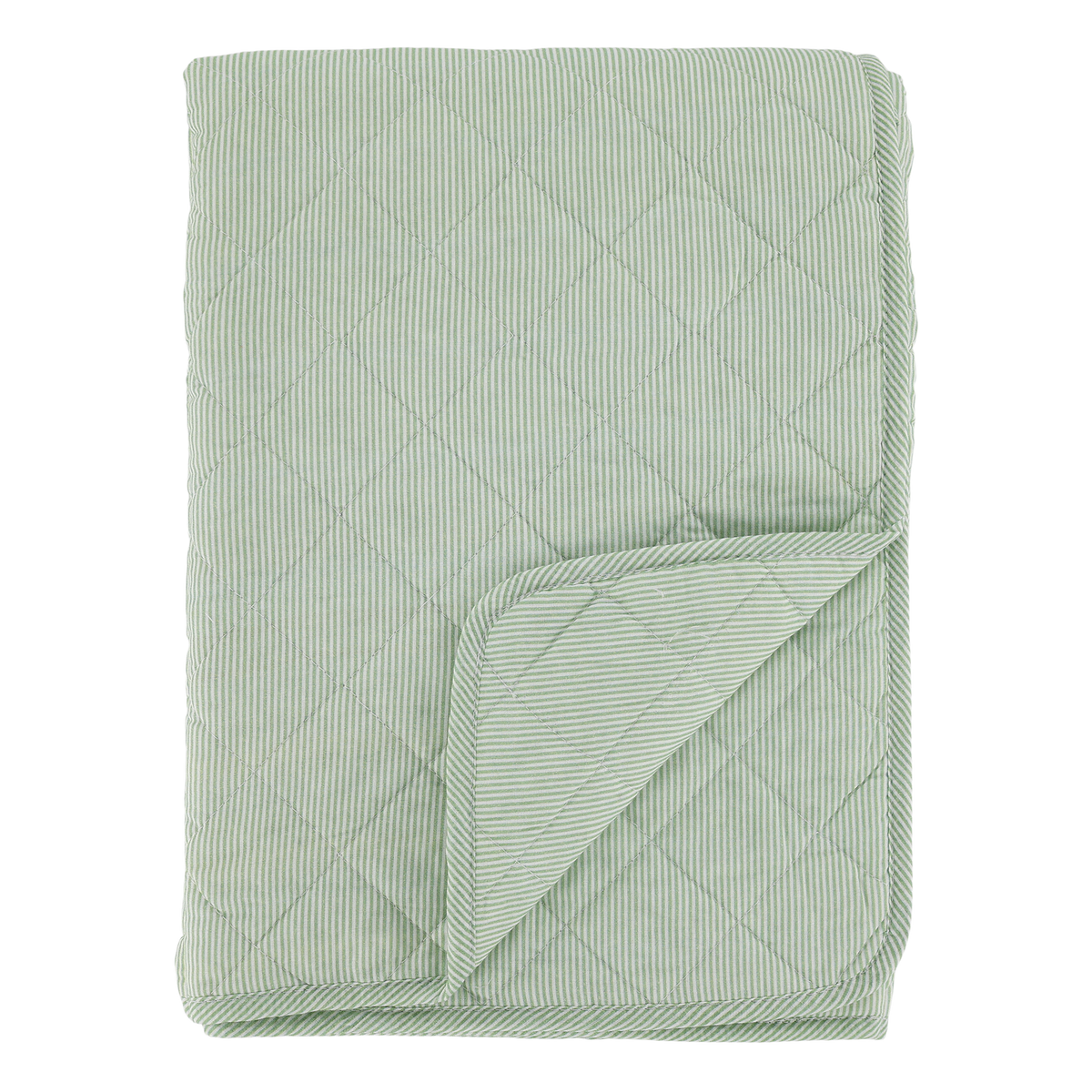 Quilt Aix mit maritimem Streifenmuster, 180x130 cm