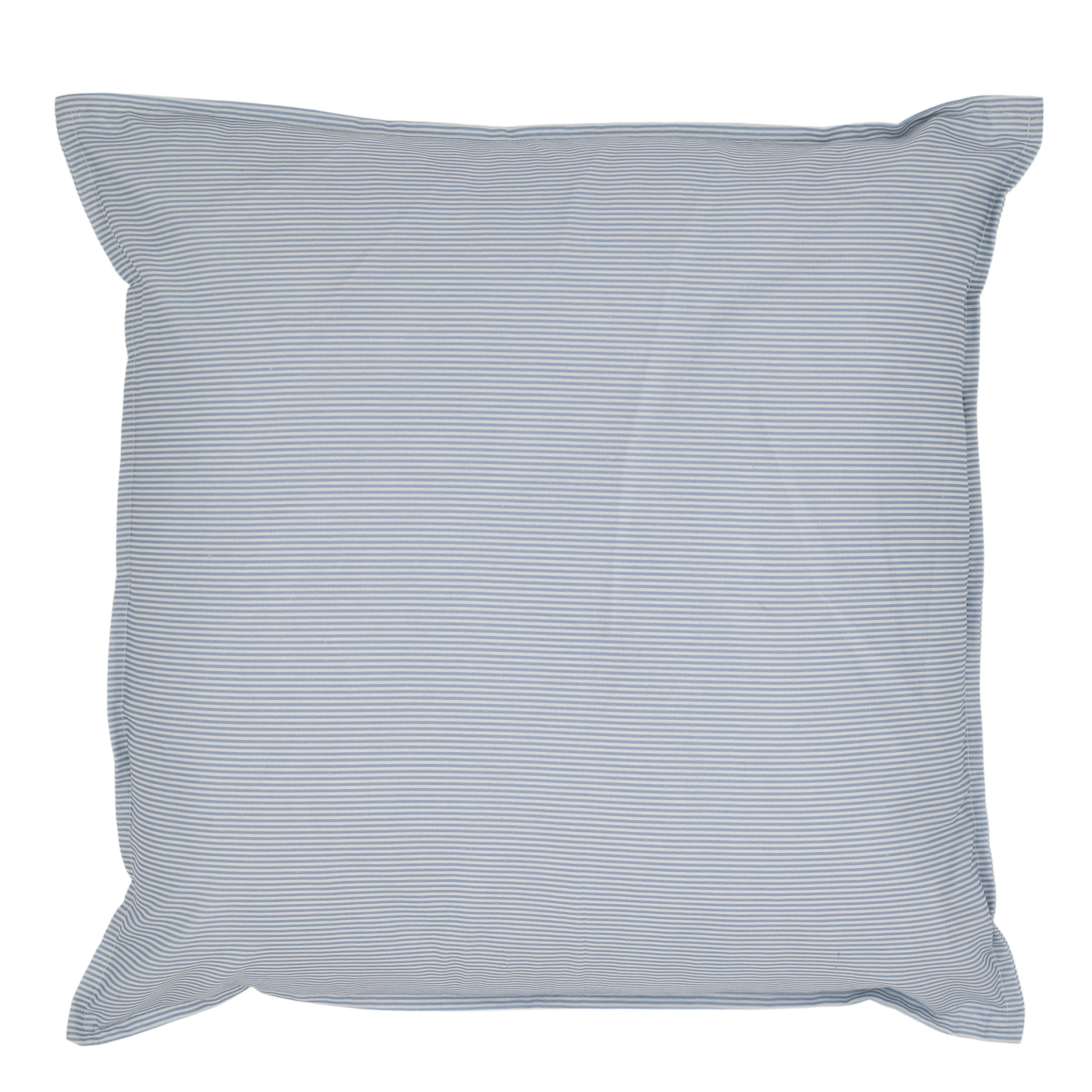 Aix Pillowcase w. milk boy stripes L50/W50 cm sky blue and white