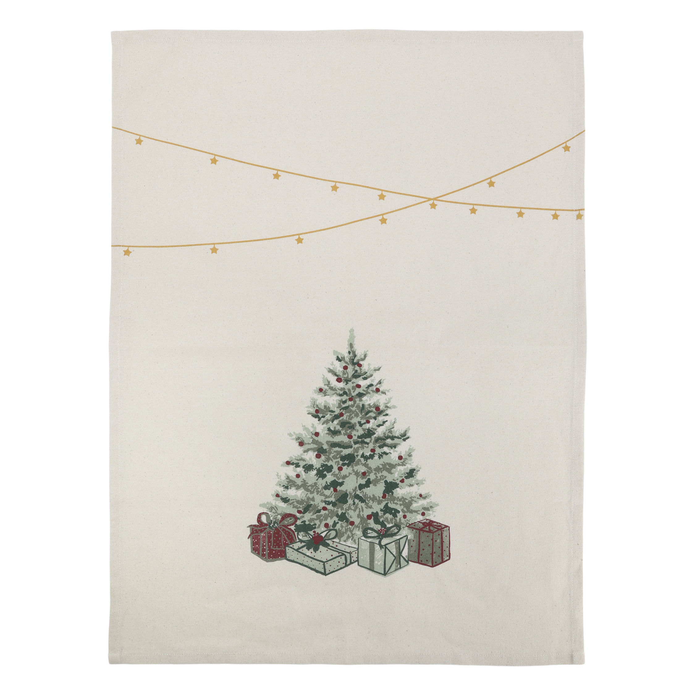 Weihnachtsbaum Geschirrtuch, 50 x 70 cm, leinen