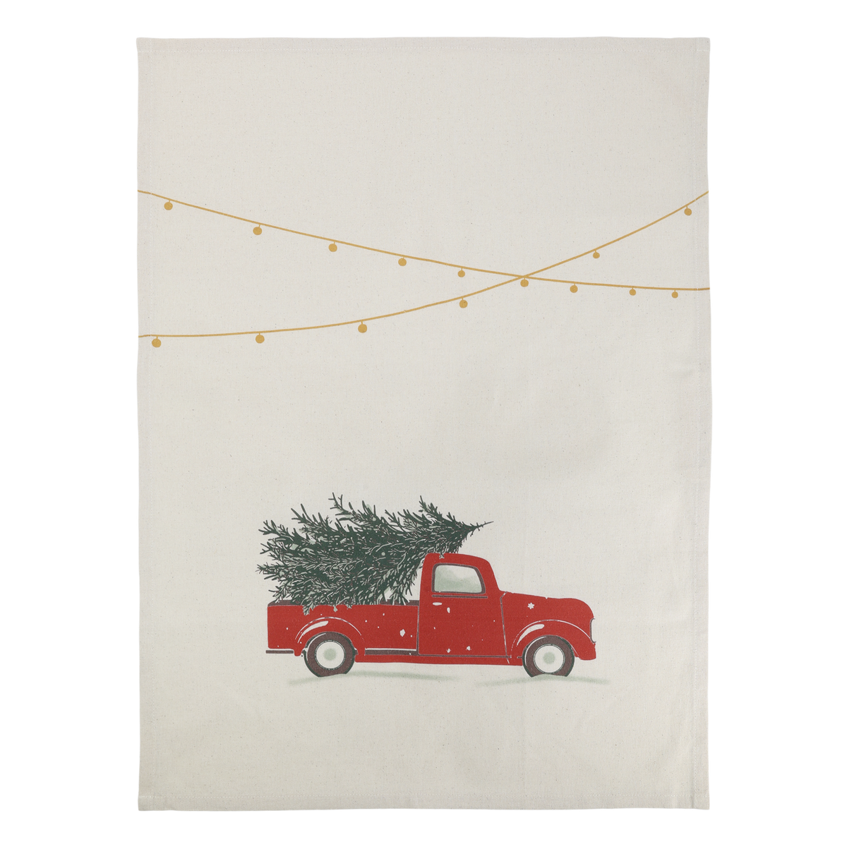 Geschirrtuch mit Auto für die Küche, 50x70 cm