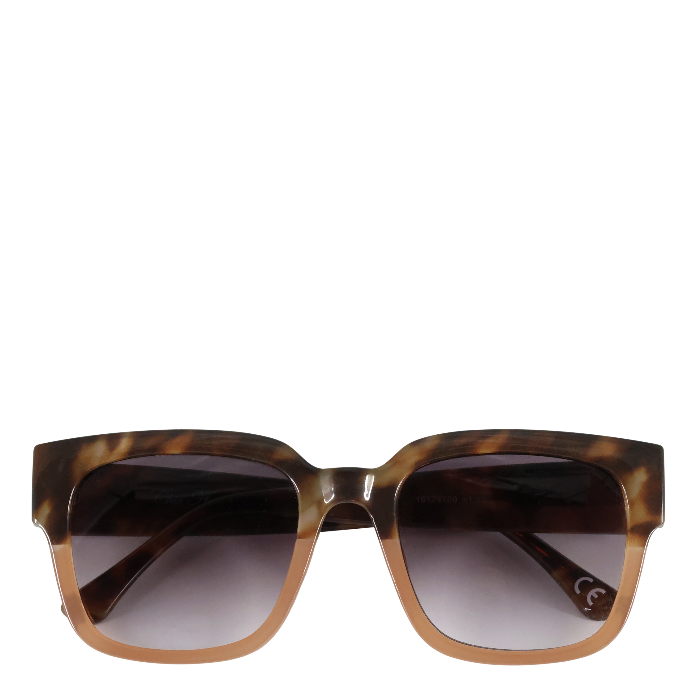 Sunglasses w. leopard pattern incl. case Assorted prescriptions taupe