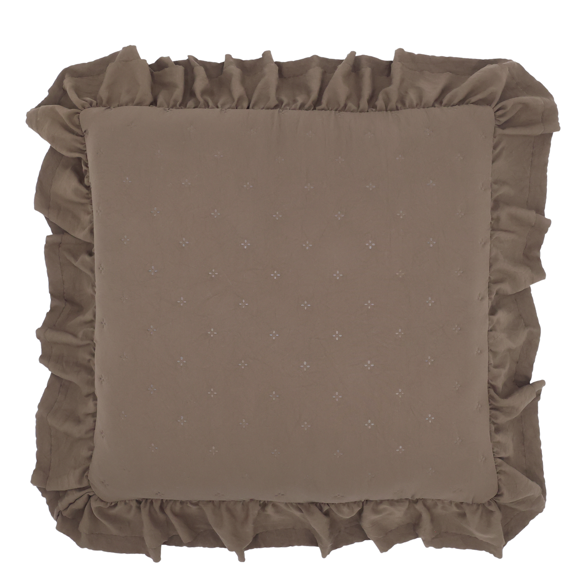 Kissenbezug 50x50 cm Walnuss – Polyester