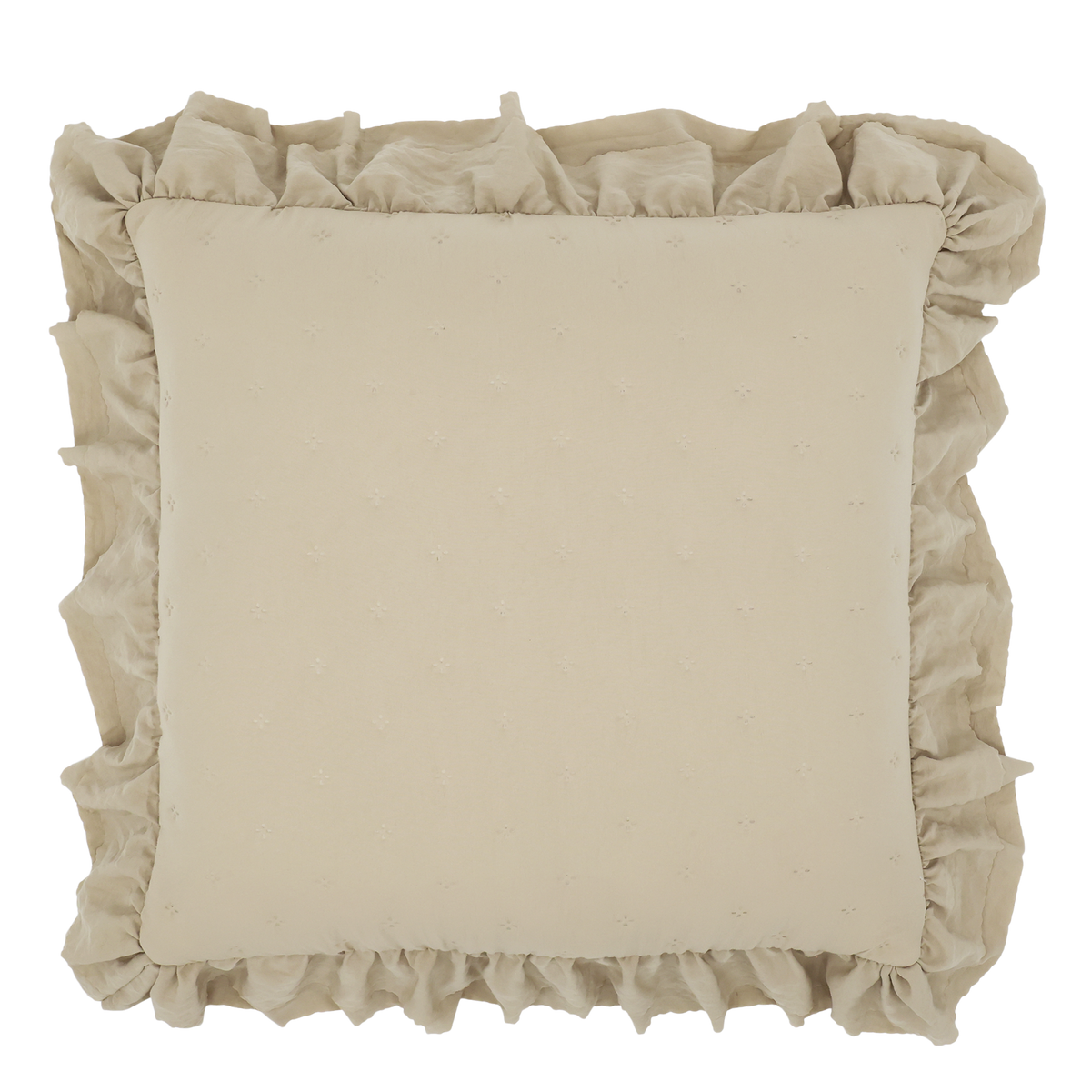 Kissenbezug 50x50 cm in Leinenoptik mit Reißverschluss