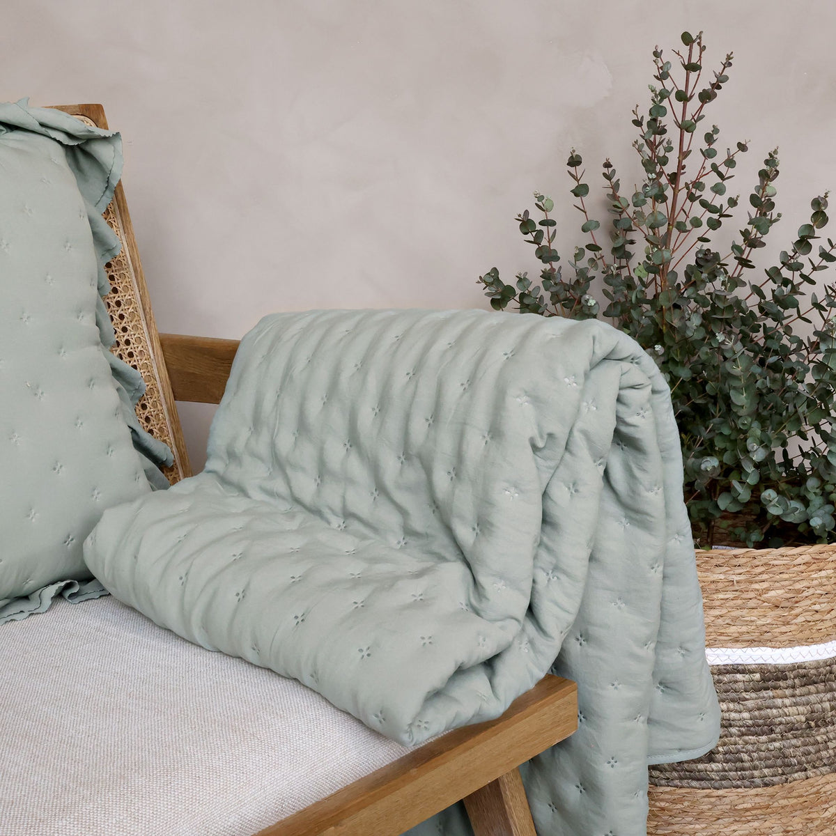 Quilt Aix Soft in Opal, 130x180 cm
