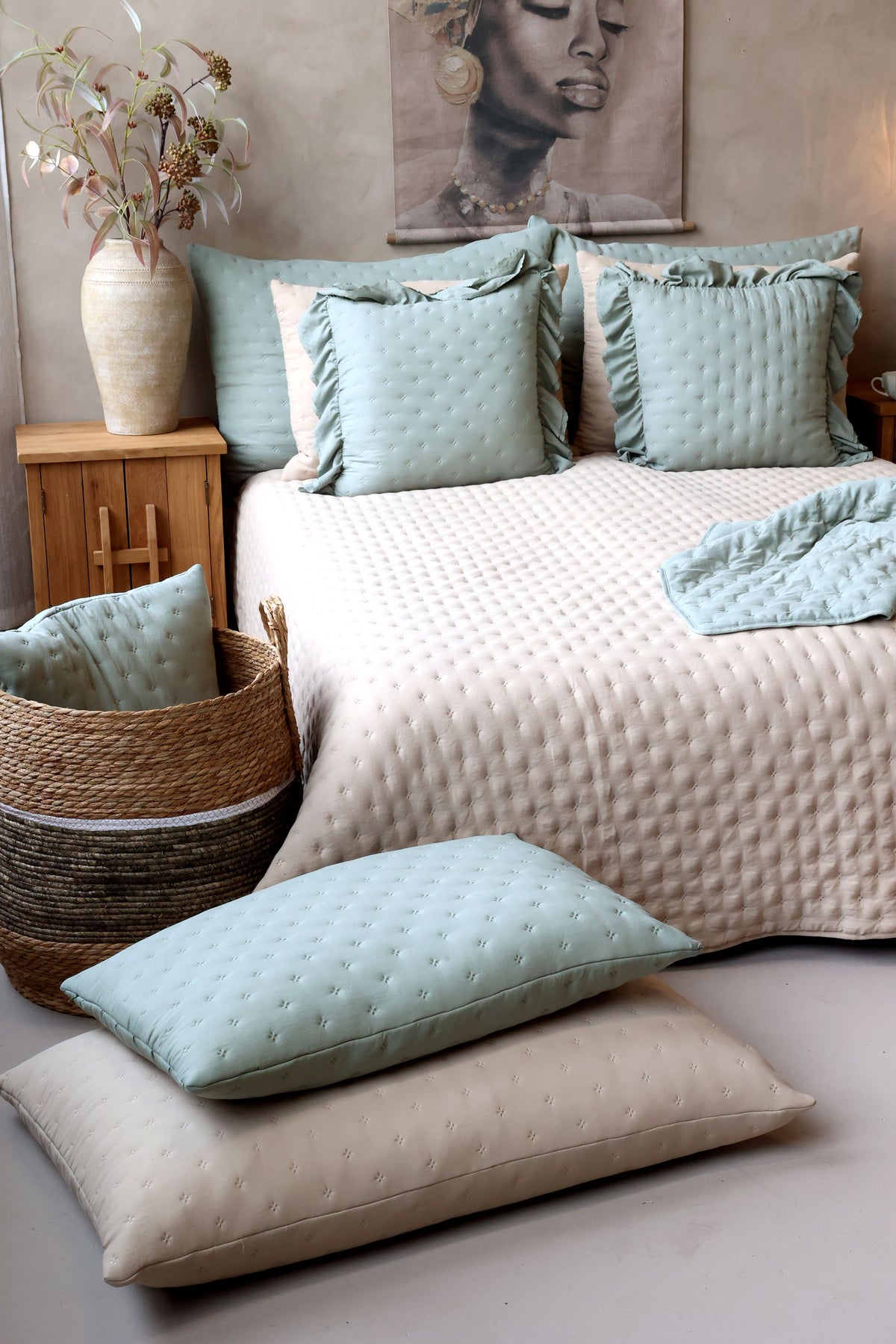 Quilt Aix Soft in Opal, 130x180 cm