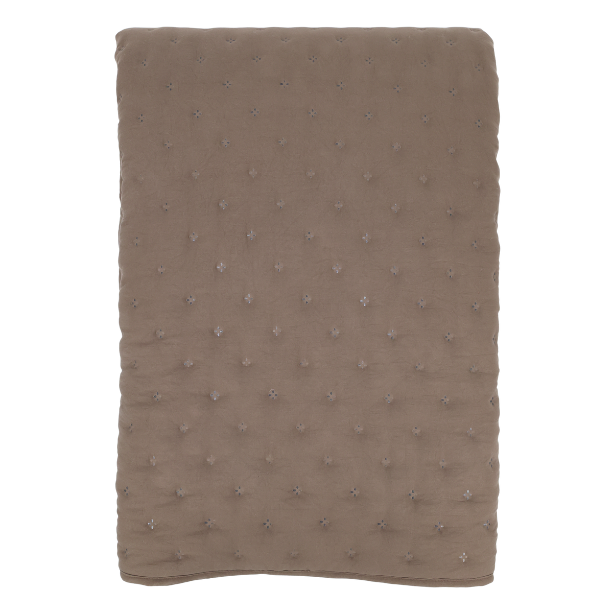 Aix Soft Quilt Bettdecke in Walnuss, 260 x 240 cm