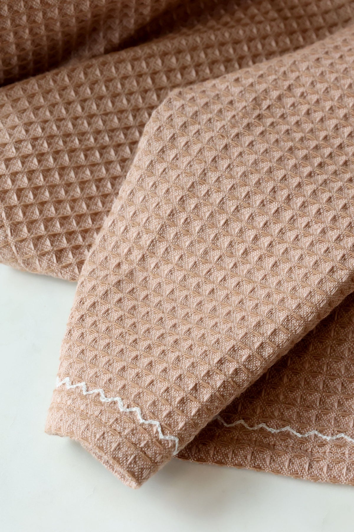 Aix Geschirrtuch Waffelstruktur 70x50 cm staubig rosa