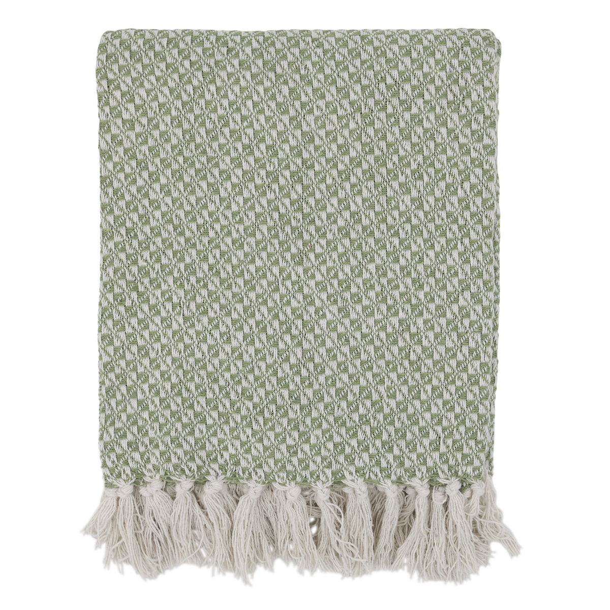 Baumwoll-Plaid Aix in Grau, 150 x 130 cm