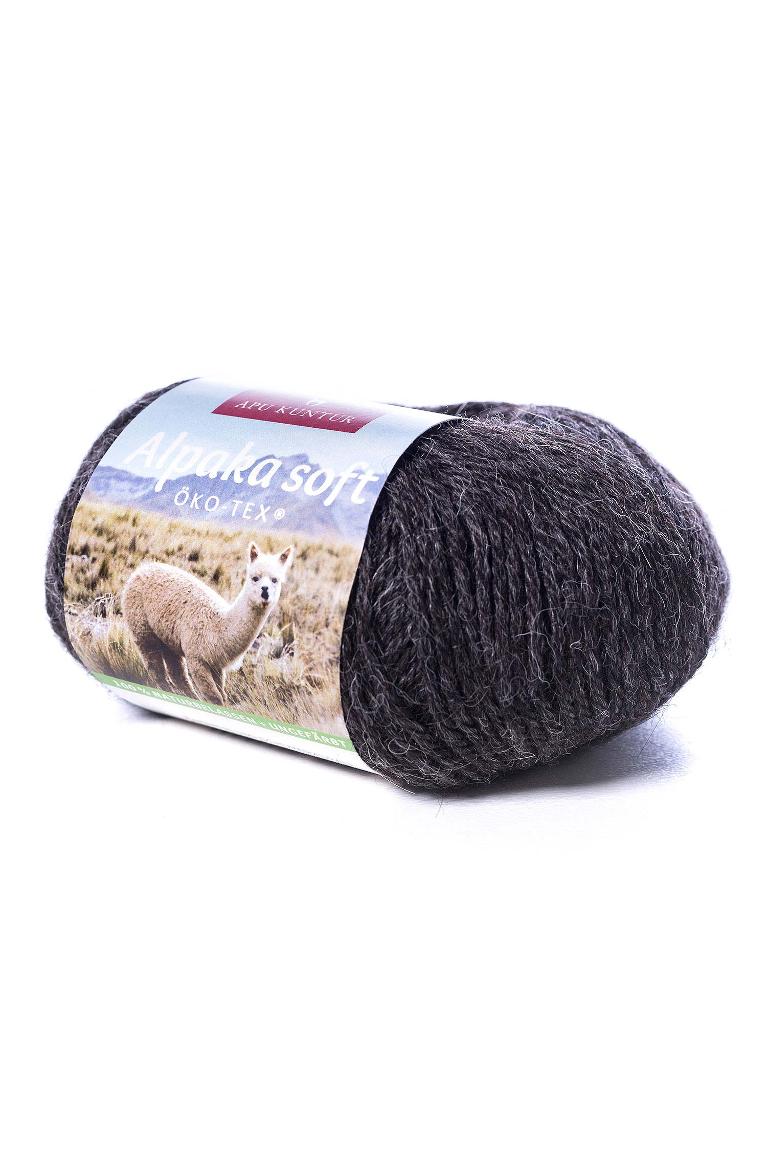 1kg Kone ALPAKA-SOFT Wolle 50g 100m Nadel 4-4,5 Strick-Häkel-Garn Nm 4/8 APU KUNTUR