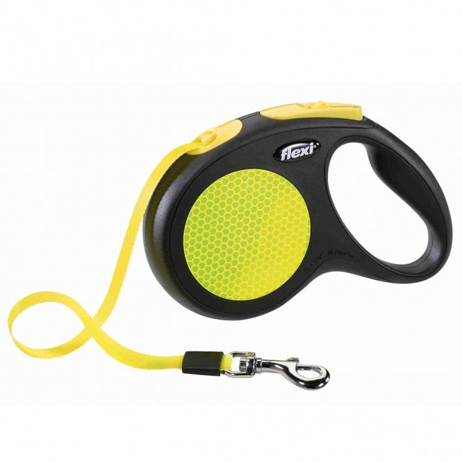 Flexi New Classic Neon Gurt-Roll-Leine