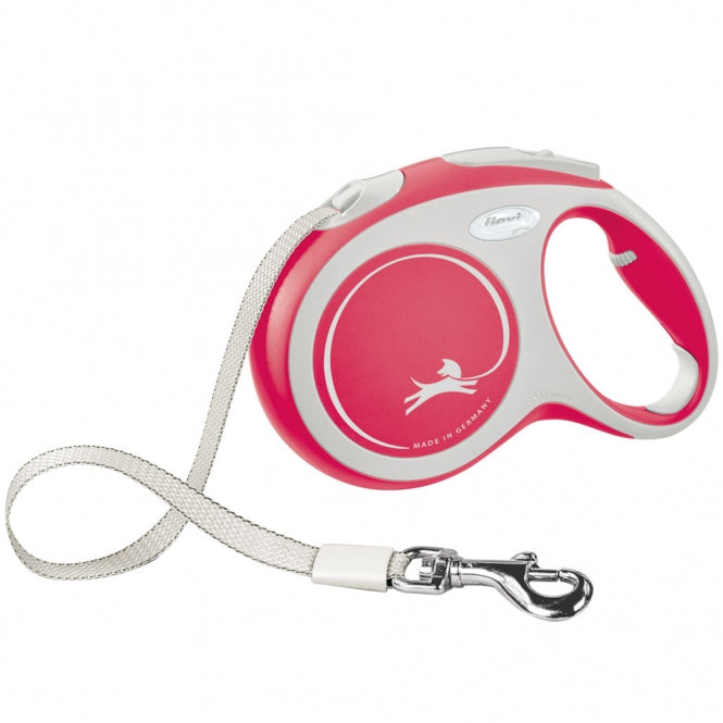 FLEXI Rollleine New COMFORT Gurt - 5m, bis 60kg