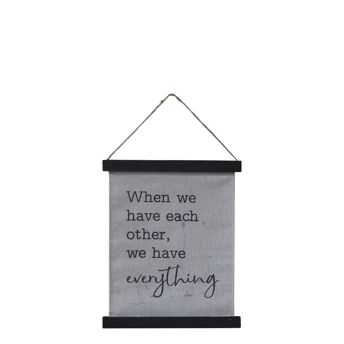 Leinwandbild mit Text, 24x29 cm, Antique