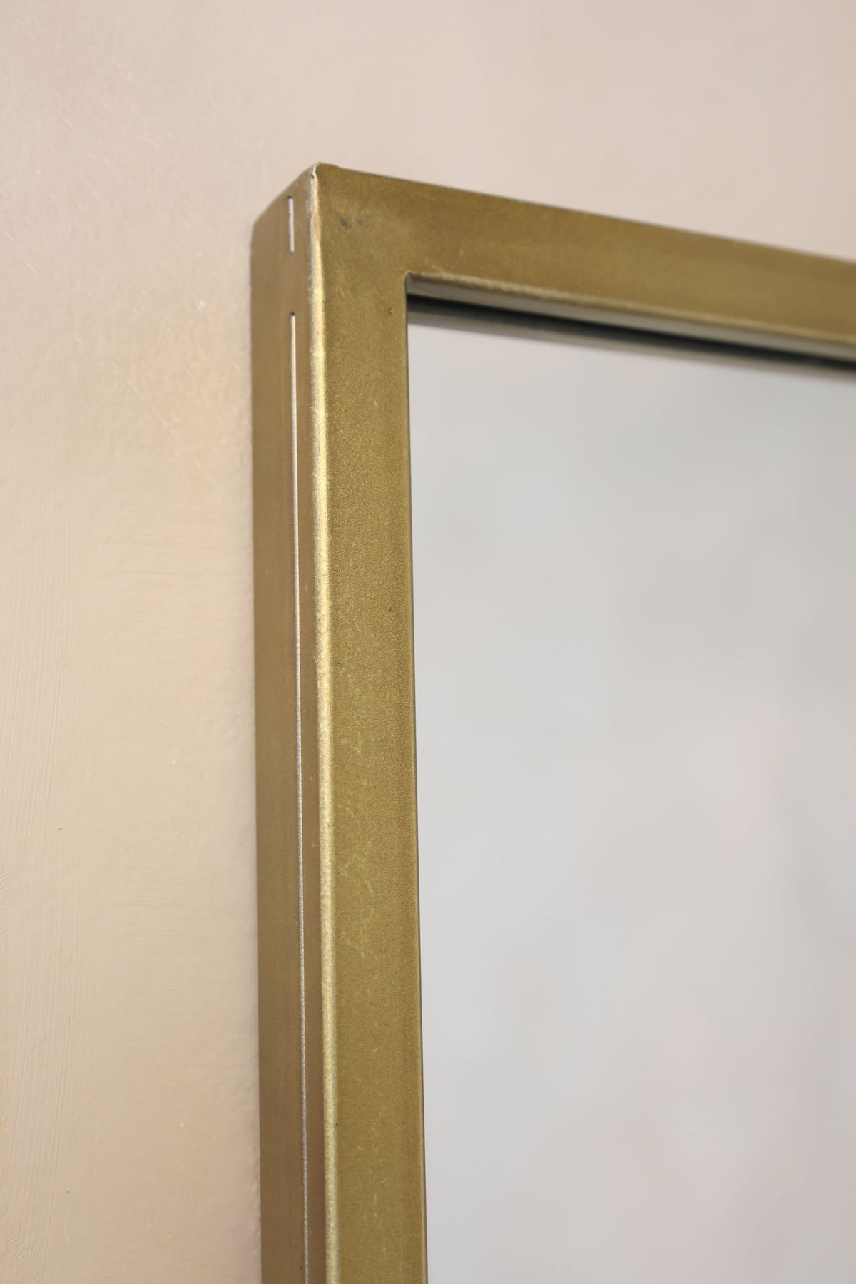 Wandspiegel mit Blumenmotiv aus Eisen und Glas, 180 cm hoch