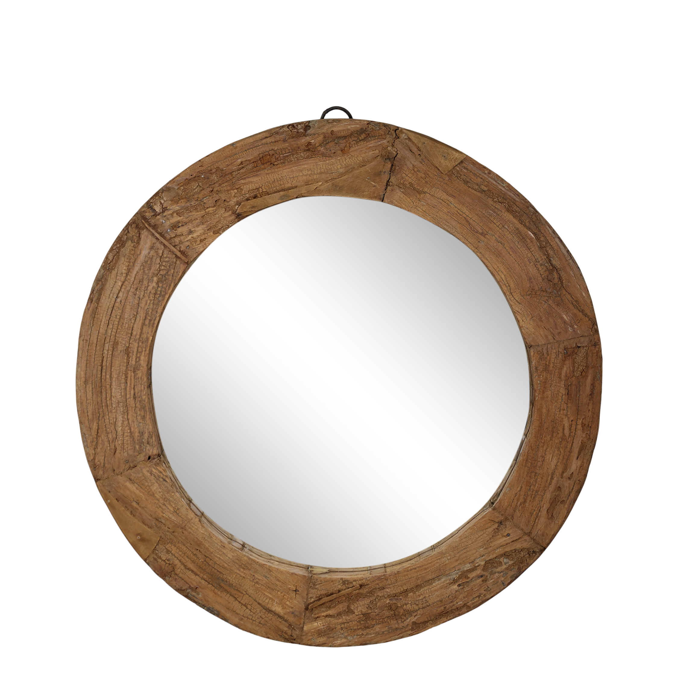 Grimaud Mirror w. wooden frame H8/D100 cm nature