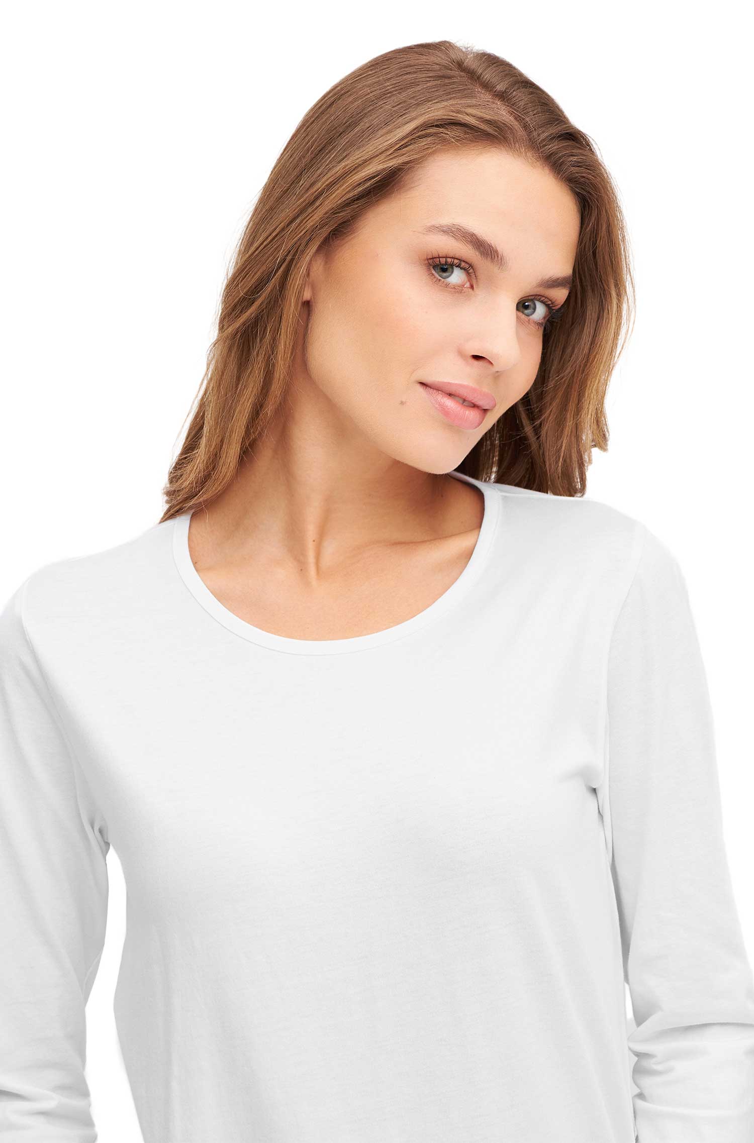 3/4-Arm T-SHIRT aus Bio-Pima-Baumwolle