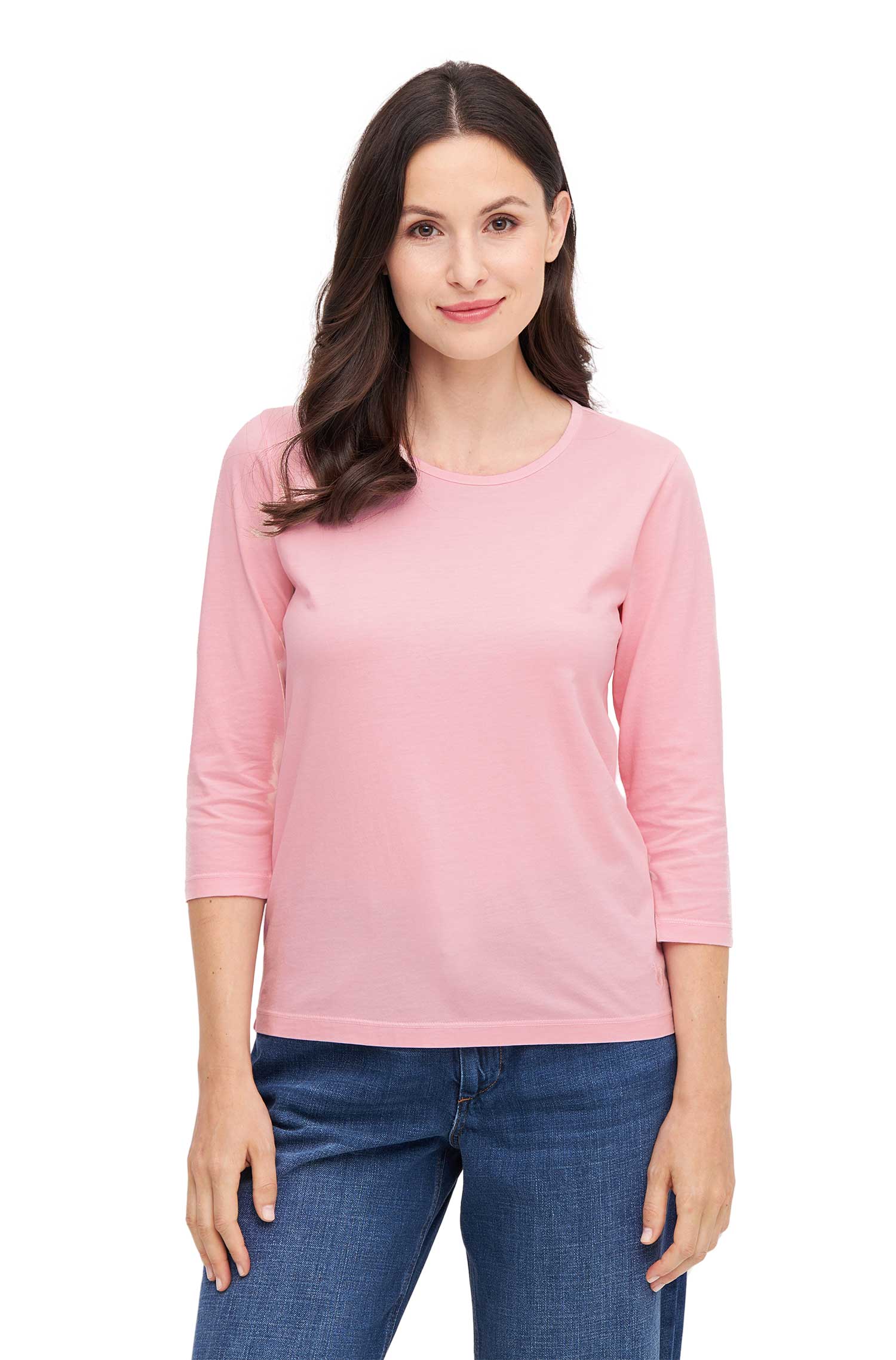 3/4-Arm T-SHIRT aus Bio-Pima-Baumwolle