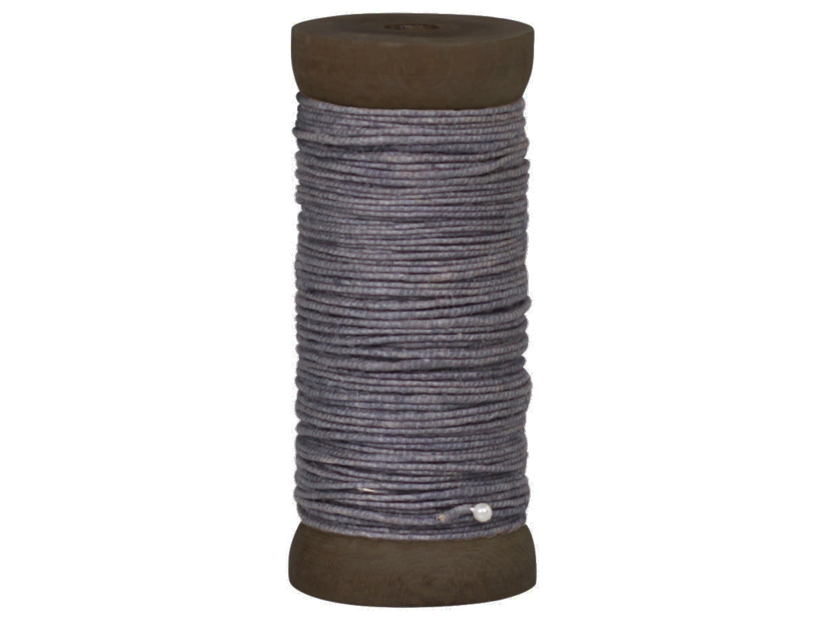 Jute String on wooden spool 20 m vintage coal