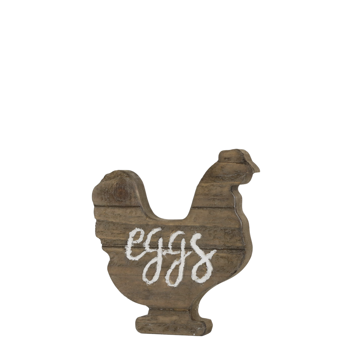 Holz Henne Deko Figur natur 16 cm