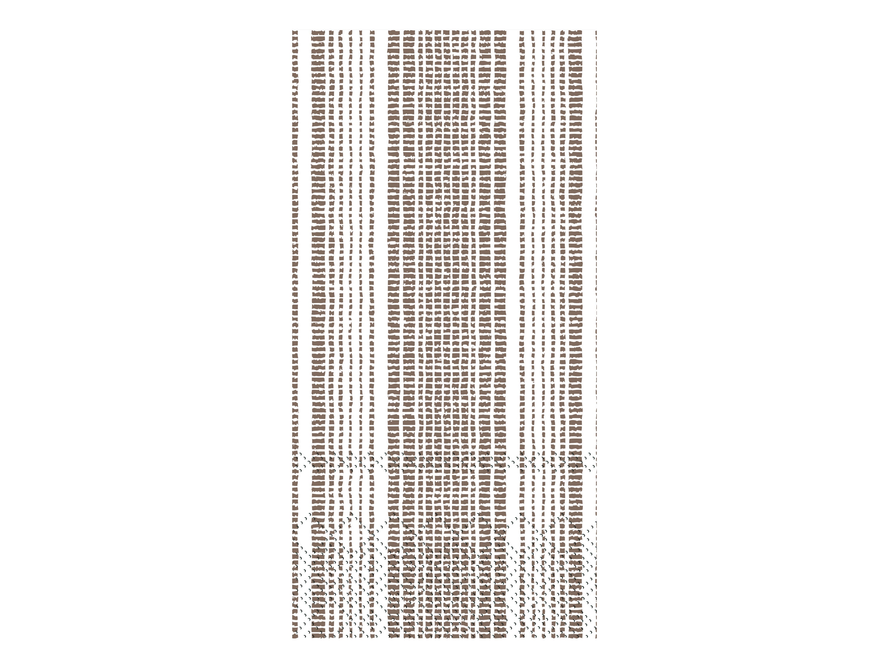 Napkin w. stripes L20/W10 cm white