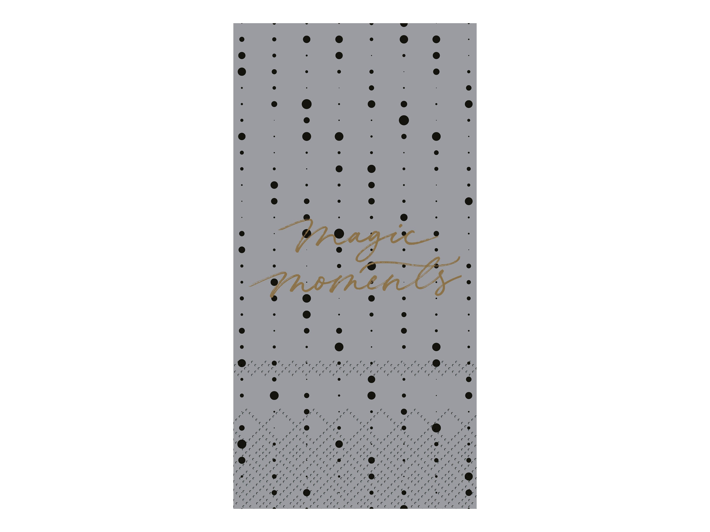 Napkin w. dots L20/W10 cm french grey