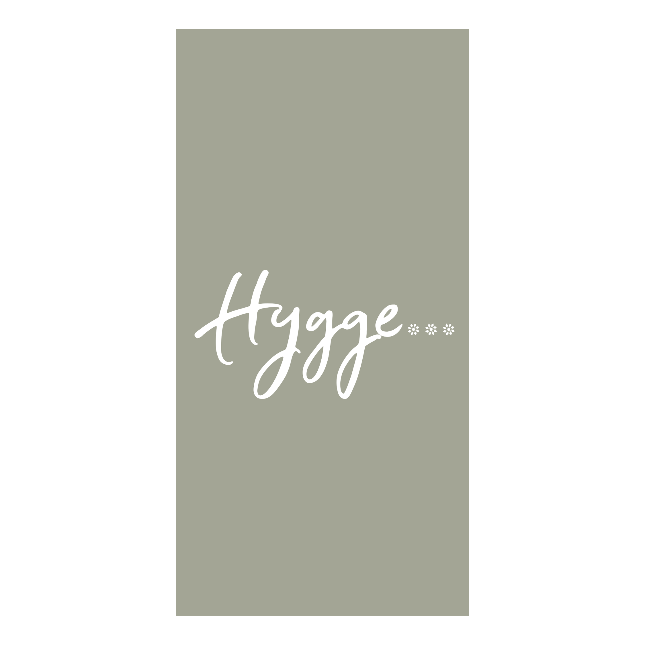 Napkin w. hygge L20/W10 cm verte