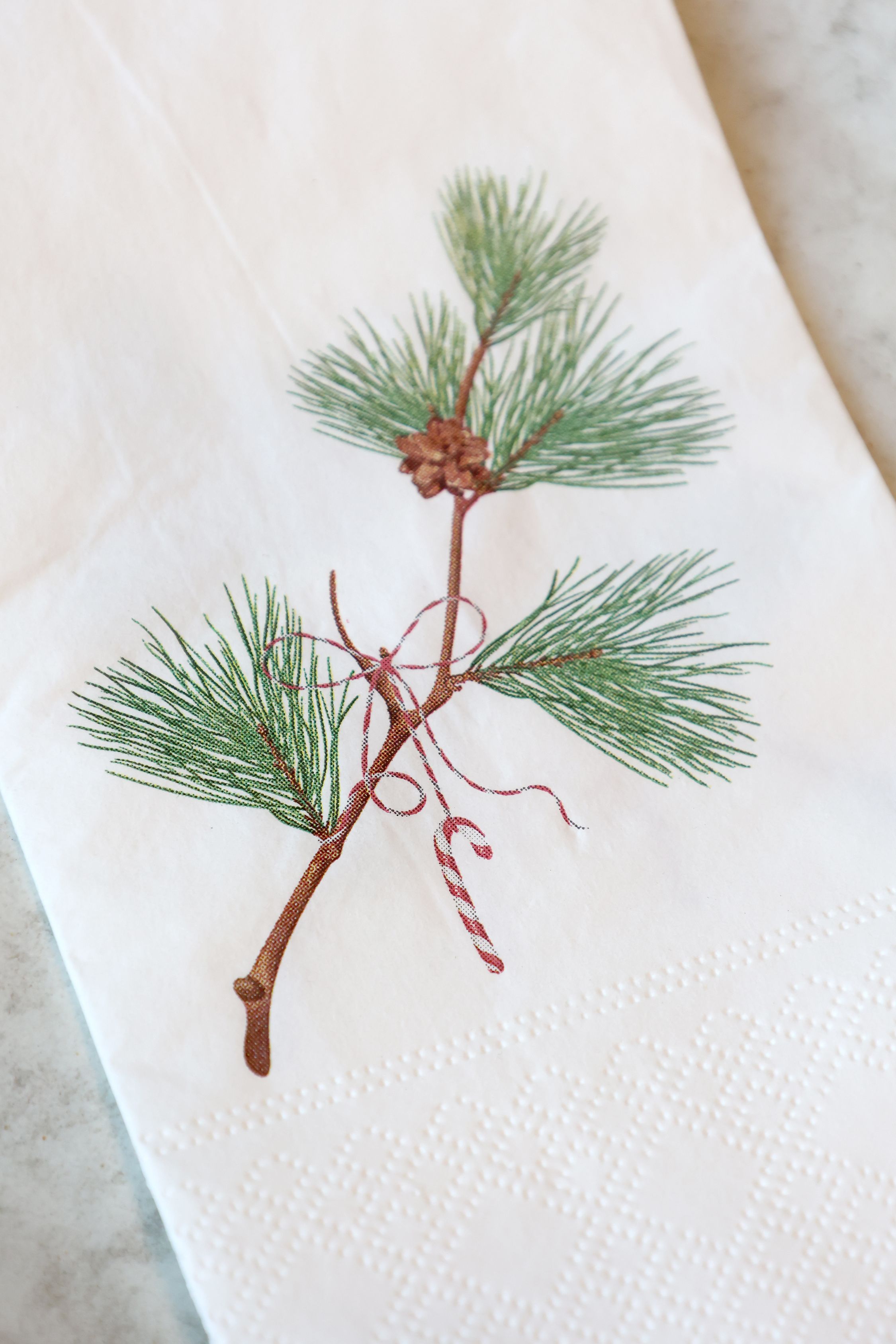 Servietten 40x40 mit Weihnachtsmotiv, 16 Stück, 3-lagig